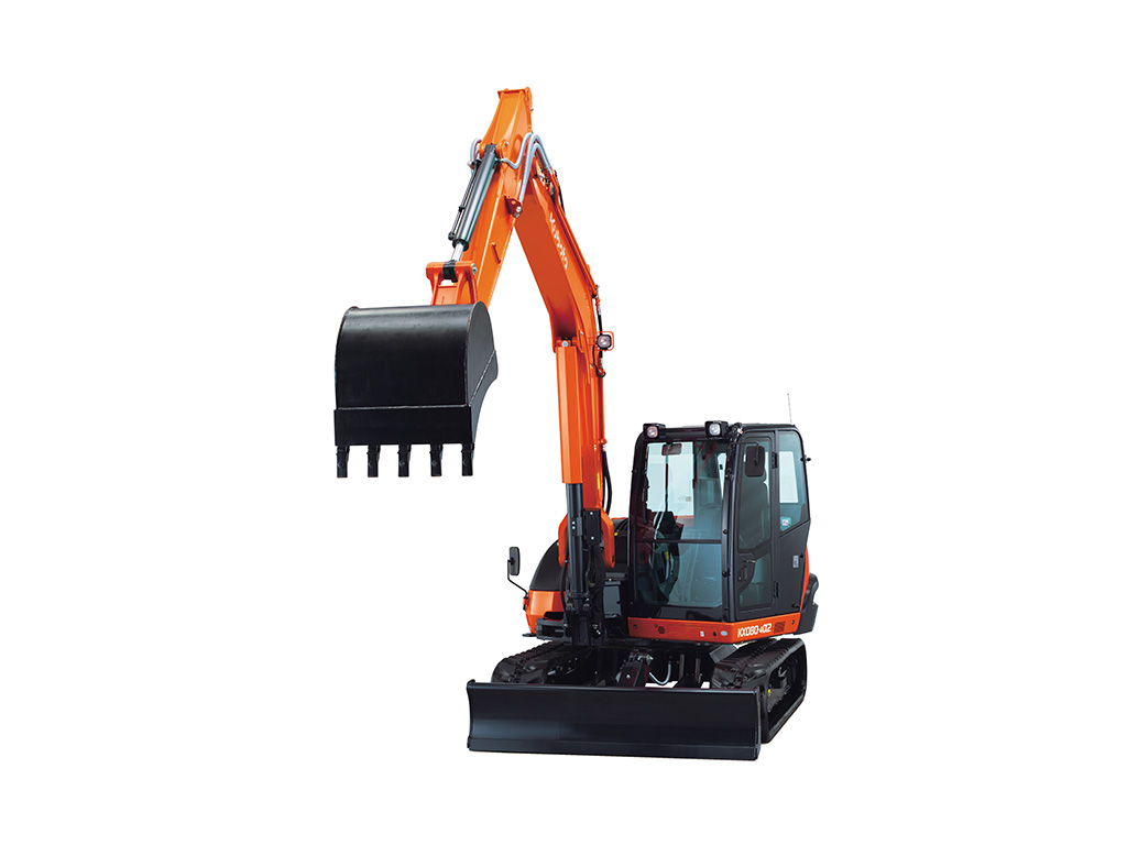 Noleggio midi escavatore KUBOTA KX080-4