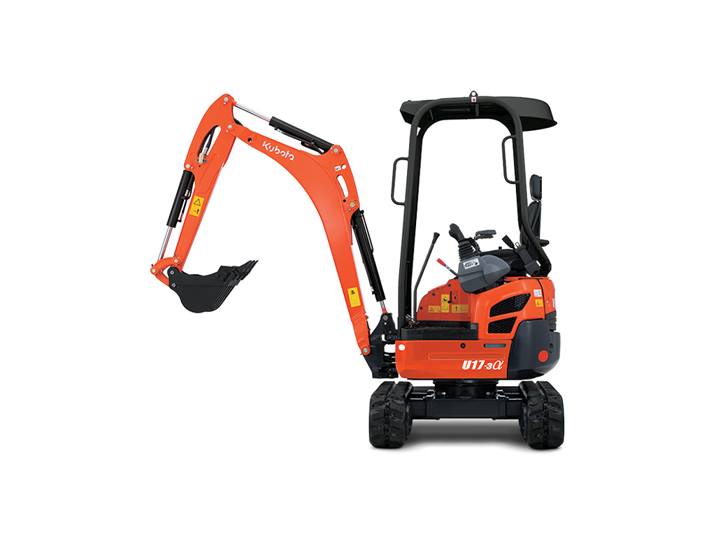 Noleggio mini escavatore KUBOTA U17-3A